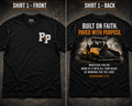 BUILT ON FAITH TEE